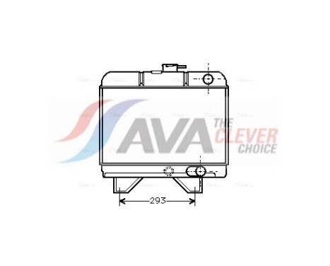 Radiateur, refroidissement du moteur PE2018 Ava Quality Cooling