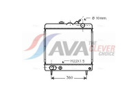 Radiateur, refroidissement du moteur PE2034 Ava Quality Cooling