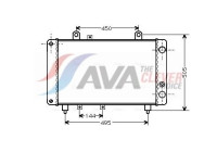 Radiateur, refroidissement du moteur PE2081 Ava Quality Cooling