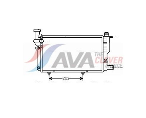 Radiateur, refroidissement du moteur PEA2095 Ava Quality Cooling