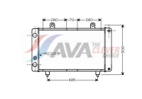 Radiateur, refroidissement du moteur PEA2319 Ava Quality Cooling