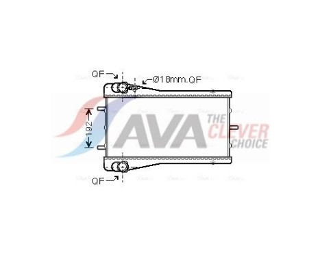 Radiateur, refroidissement du moteur PR2043 Ava Quality Cooling