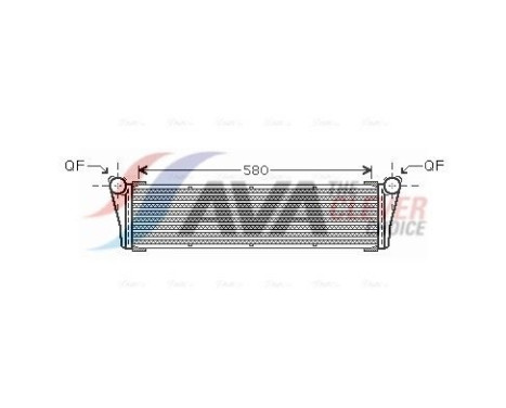 Radiateur, refroidissement du moteur PR2053 Ava Quality Cooling