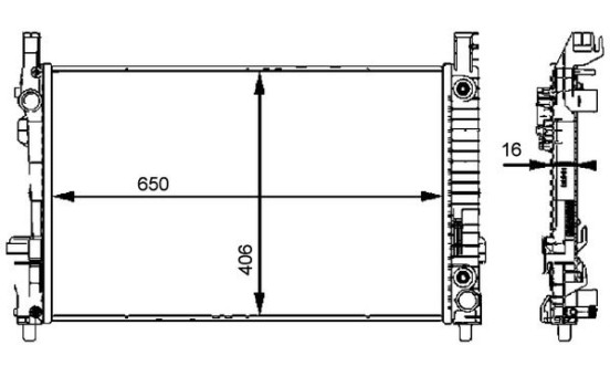 Radiateur, refroidissement du moteur PREMIUM LINE, Image 2