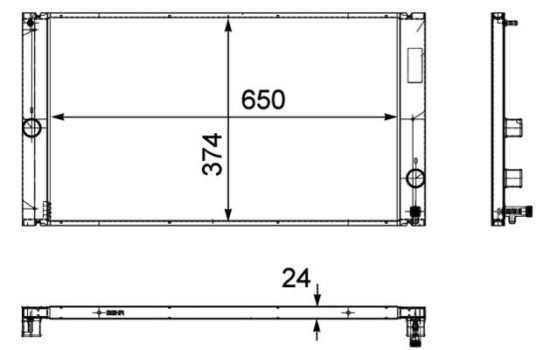Radiateur, refroidissement du moteur PREMIUM LINE, Image 4