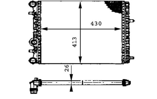 Radiateur, refroidissement du moteur PREMIUM LINE, Image 5