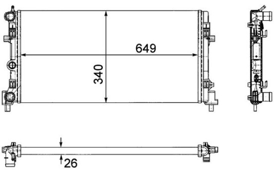 Radiateur, refroidissement du moteur PREMIUM LINE