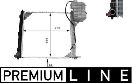 Radiateur, refroidissement du moteur PREMIUM LINE