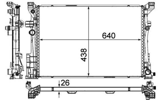 Radiateur, refroidissement du moteur PREMIUM LINE, Image 3