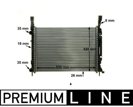 Radiateur, refroidissement du moteur PREMIUM LINE