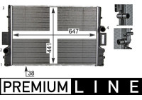 Radiateur, refroidissement du moteur PREMIUM LINE