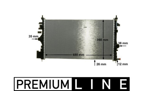 Radiateur, refroidissement du moteur PREMIUM LINE