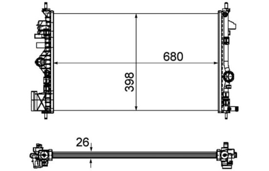 Radiateur, refroidissement du moteur PREMIUM LINE, Image 2