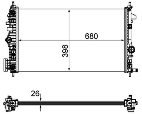 Radiateur, refroidissement du moteur PREMIUM LINE