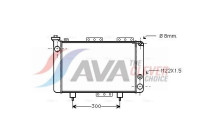 Radiateur, refroidissement du moteur RT2001 Ava Quality Cooling