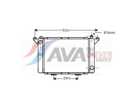 Radiateur, refroidissement du moteur RT2018 Ava Quality Cooling