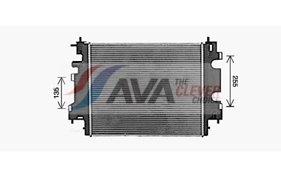 Radiateur, refroidissement du moteur RT2659 Ava Quality Cooling
