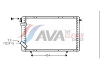 Radiateur, refroidissement du moteur RTA2126 Ava Quality Cooling
