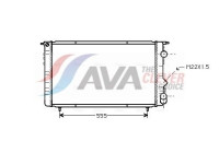 Radiateur, refroidissement du moteur RTA2150 Ava Quality Cooling