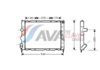 Radiateur, refroidissement du moteur RTA2267 Ava Quality Cooling