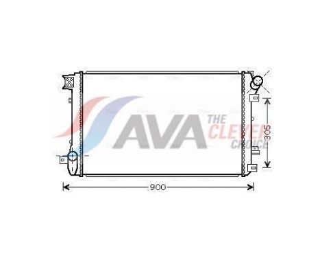 Radiateur, refroidissement du moteur RTA2408 Ava Quality Cooling