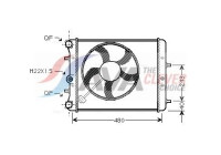Radiateur, refroidissement du moteur SAA2013 Ava Quality Cooling