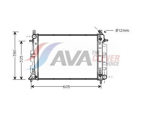 Radiateur, refroidissement du moteur SB2027 Ava Quality Cooling