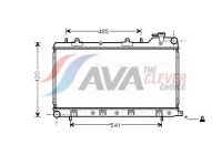 Radiateur, refroidissement du moteur SU2045 Ava Quality Cooling