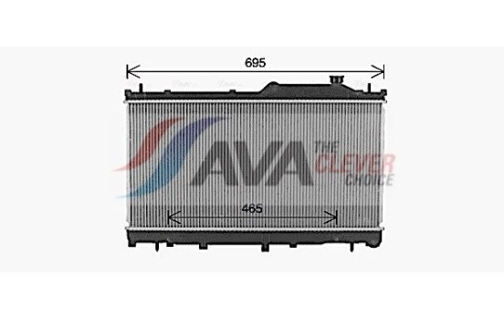 Radiateur, refroidissement du moteur SU2110 Ava Quality Cooling