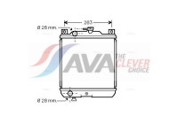 Radiateur, refroidissement du moteur SZ2020 Ava Quality Cooling