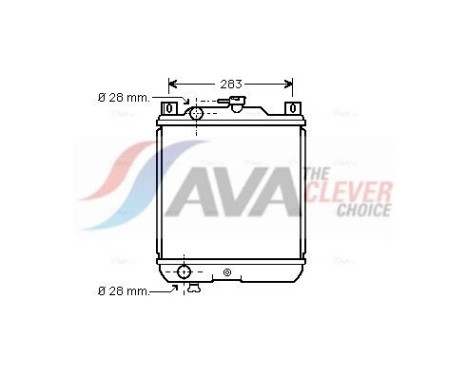 Radiateur, refroidissement du moteur SZ2020 Ava Quality Cooling