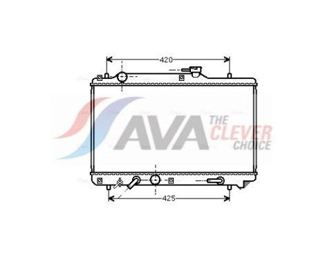 Radiateur, refroidissement du moteur SZ2051 Ava Quality Cooling
