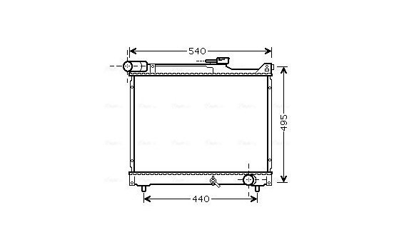 Radiateur, refroidissement du moteur SZ2106 Ava Quality Cooling