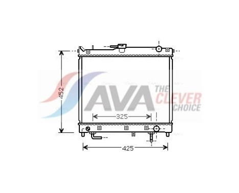 Radiateur, refroidissement du moteur SZ2109 Ava Quality Cooling