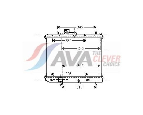 Radiateur, refroidissement du moteur SZ2111 Ava Quality Cooling