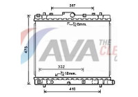 Radiateur, refroidissement du moteur SZ2136 Ava Quality Cooling