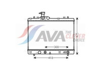 Radiateur, refroidissement du moteur SZ2138 Ava Quality Cooling