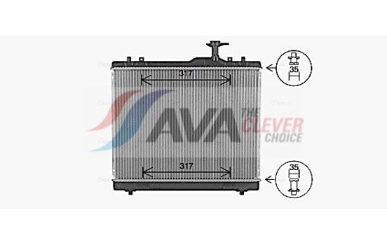 Radiateur, refroidissement du moteur SZ2160 Ava Quality Cooling