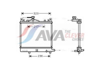 Radiateur, refroidissement du moteur SZA2057 Ava Quality Cooling
