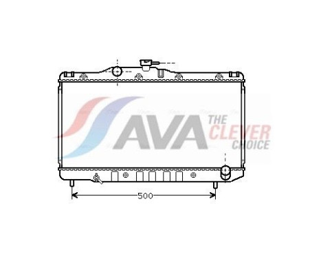 Radiateur, refroidissement du moteur TO2099 Ava Quality Cooling