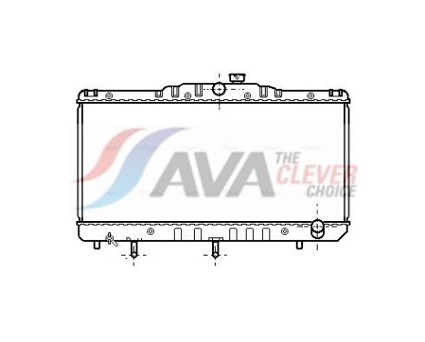 Radiateur, refroidissement du moteur TO2103 Ava Quality Cooling