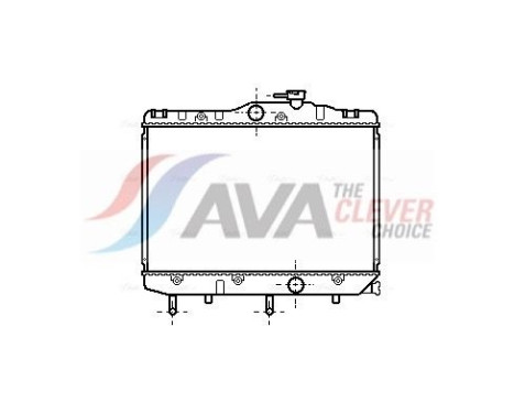 Radiateur, refroidissement du moteur TO2109 Ava Quality Cooling