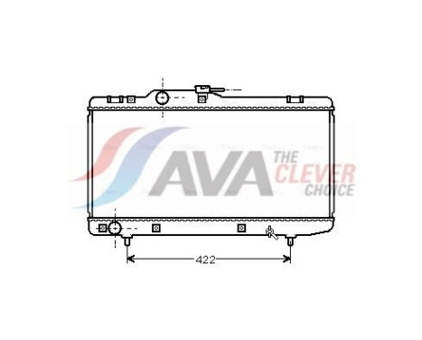 Radiateur, refroidissement du moteur TO2150 Ava Quality Cooling