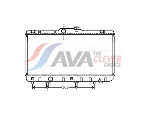 Radiateur, refroidissement du moteur TO2189 Ava Quality Cooling