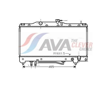 Radiateur, refroidissement du moteur TO2205 Ava Quality Cooling