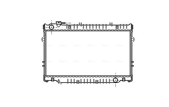 Radiateur, refroidissement du moteur TO2221 Ava Quality Cooling