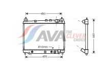 Radiateur, refroidissement du moteur TO2259 Ava Quality Cooling