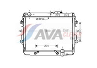 Radiateur, refroidissement du moteur TO2490 Ava Quality Cooling