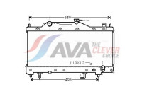 Radiateur, refroidissement du moteur TOA2285 Ava Quality Cooling