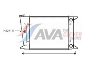 Radiateur, refroidissement du moteur VN2004 Ava Quality Cooling